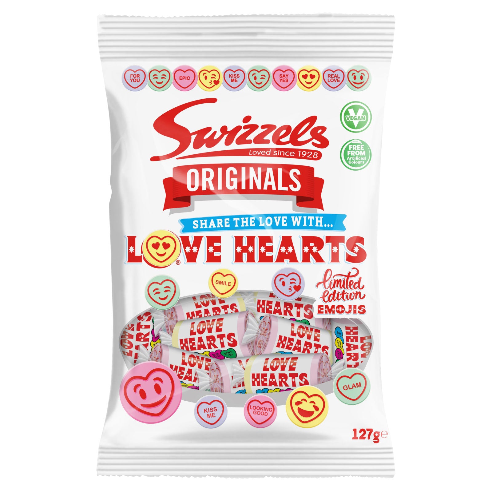 Swizzels Originals Love Hearts 127g 02/25 | High Quality Chocolate & Sweets Online - Product Image Swizzels Originals Love Hearts 127g 02/25 | High Quality Chocolate & Sweets Online - Product Image